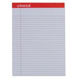 Colored Perforated Writing Pads, Wide-legal Rule, 8.5 X 11, Orchid, 50 Sheets, Dozen