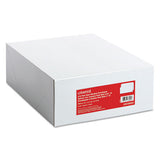 Peel Seal Strip Business Envelope, #10, Square Flap, Self-adhesive Closure, Lower Left Window, 4.13 X 9.5, White, 500-box