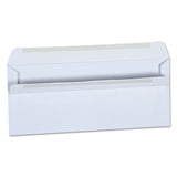 Self-seal Business Envelope, #10, Square Flap, Self-adhesive Closure, 4.13 X 9.5, White, 500-box