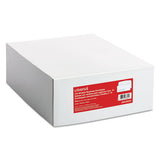 Business Envelope, #10, Monarch Flap, Gummed Closure, 4.13 X 9.5, White, 500-box