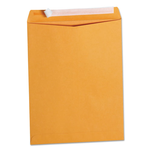 Peel Seal Strip Catalog Envelope, #13 1-2, Square Flap, Self-adhesive Closure, 10 X 13, Natural Kraft, 100-box