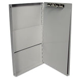 Aluminum Document Box, 2-5" Capacity, Holds 8 1-2w X 11h