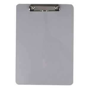 Aluminum Clipboard With Low Profile Clip, 1-2" Capacity, 8 X 11 1-2 Sheets