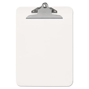 Plastic Clipboard With High Capacity Clip, 1" Capacity, Holds 8 1-2 X 11, Clear