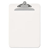 Plastic Clipboard With High Capacity Clip, 1" Capacity, Holds 8 1-2 X 11, Clear