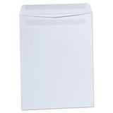 Self-stick Open-end Catalog Envelope, #13 1-2, Square Flap, Self-adhesive Closure, 10 X 13, White, 100-box