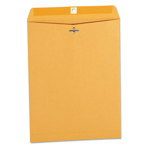 Kraft Clasp Envelope, #12 1-2, Square Flap, Clasp-gummed Closure, 9.5 X 12.5, Brown Kraft, 100-box