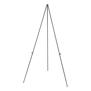 Instant Setup Foldaway Easel, Adjusts 15" To 61" High, Steel, Black