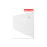 Frameless Magnetic Glass Marker Board, 72" X 48", White