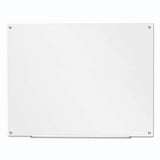 Frameless Glass Marker Board, 48" X 36", White