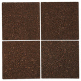 Cork Tile Panels, Dark Brown, 12 X 12, 4-pack