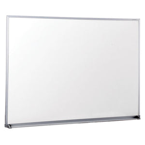 Dry Erase Board, Melamine, 48 X 36, Satin-finished Aluminum Frame