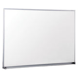 Dry Erase Board, Melamine, 48 X 36, Satin-finished Aluminum Frame