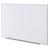 Dry Erase Board, Melamine, 60 X 36, Satin-finished Aluminum Frame