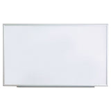 Dry Erase Board, Melamine, 60 X 36, Satin-finished Aluminum Frame