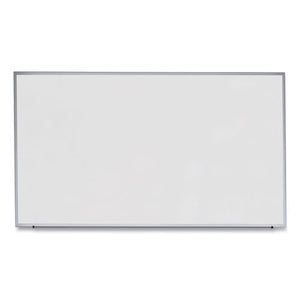 Dry Erase Board, Melamine, 72 X 48, Satin-finished Aluminum Frame