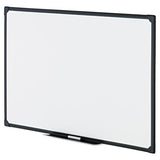 Dry Erase Board, Melamine, 36 X 24, Black Frame
