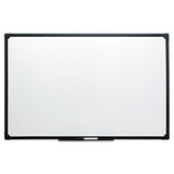 Dry Erase Board, Melamine, 48 X 36, Black Frame