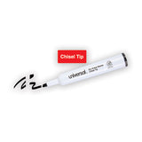 Dry Erase Marker, Broad Chisel Tip, Black, Dozen