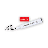 Dry Erase Marker, Broad Chisel Tip, Black, 36-pack