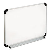Dry Erase Board, Melamine, 36 X 24, White, Black-gray Aluminum-plastic Frame