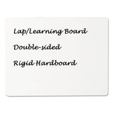 Lap-learning Dry-erase Board, 11 3-4" X 8 3-4", White, 6-pack