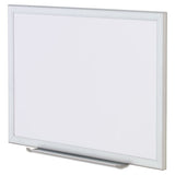 Dry Erase Board, Melamine, 24 X 18, Aluminum Frame