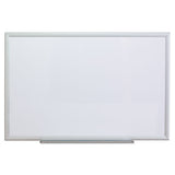 Dry Erase Board, Melamine, 36 X 24, Aluminum Frame