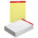 Perforated Ruled Writing Pads, Narrow Rule, 5 X 8, White, 50 Sheets, Dozen