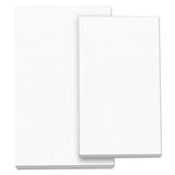 Loose White Memo Sheets, 4 X 6, Unruled, Plain White, 500-pack