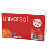 Unruled Index Cards, 3 X 5, White, 500-pack