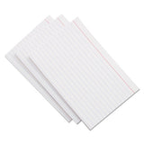 Unruled Index Cards, 4 X 6, White, 100-pack