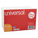 Unruled Index Cards, 4 X 6, White, 500-pack