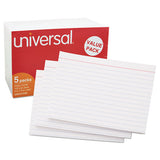 Ruled Index Cards, 4 X 6, White, 500-pack