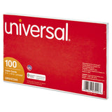 Unruled Index Cards, 5 X 8, White, 100-pack