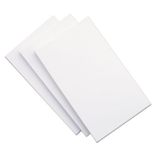 Unruled Index Cards, 5 X 8, White, 100-pack
