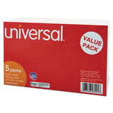 Unruled Index Cards, 5 X 8, White, 500-pack