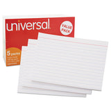Ruled Index Cards, 5 X 8, White, 500-pack