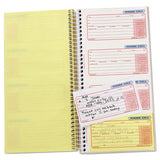 Wirebound Message Books, 5 X 3.38, Two-part Carbonless, 400-set Book