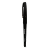 Stick Porous Point Pen, Medium 0.7mm, Black Ink-barrel, Dozen