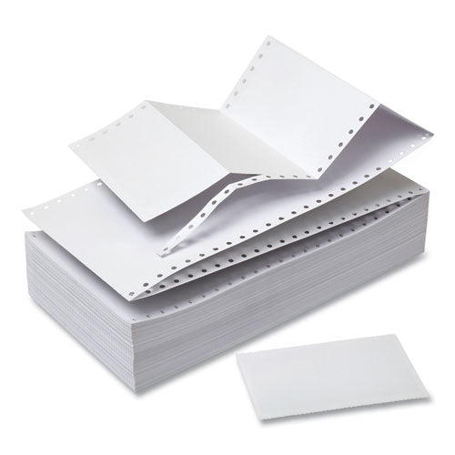 Continuous Unruled Index Cards, 3 X 5, White, 4,000-carton