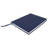 Casebound Hardcover Notebook, Wide-legal Rule, Dark Blue, 10.25 X 7.68, 150 Sheets