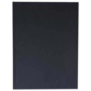 Casebound Hardcover Notebook, Wide-legal Rule, Black Cover, 10.25 X 7.68, 150 Sheets