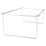 Screw-together Hanging Folder Frame, Legal Size, 23" To 26.77" Long, Silver, 6-box