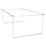 Screw-together Hanging Folder Frame, Legal Size, 23" To 26.77" Long, Silver, 6-box