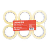 Quiet Tape Box Sealing Tape, 3" Core, 1.88" X 110 Yds, Clear, 6-pack