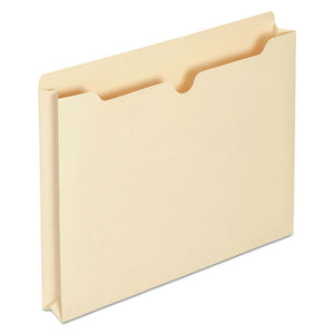 Economical Manila File Jackets, Straight Tab, Letter Size, Manila, 50-box