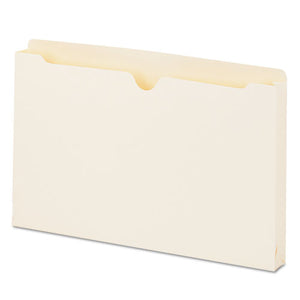 Economical Manila File Jackets, Straight Tab, Legal Size, Manila, 50-box