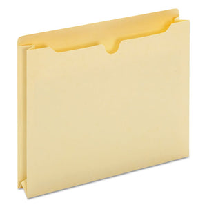 Economical Manila File Jackets, Straight Tab, Letter Size, Manila, 50-box