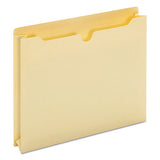 Economical Manila File Jackets, Straight Tab, Letter Size, Manila, 50-box